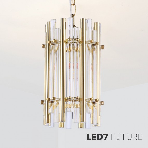 Loft Industry Modern - Tube Drum Chandelier